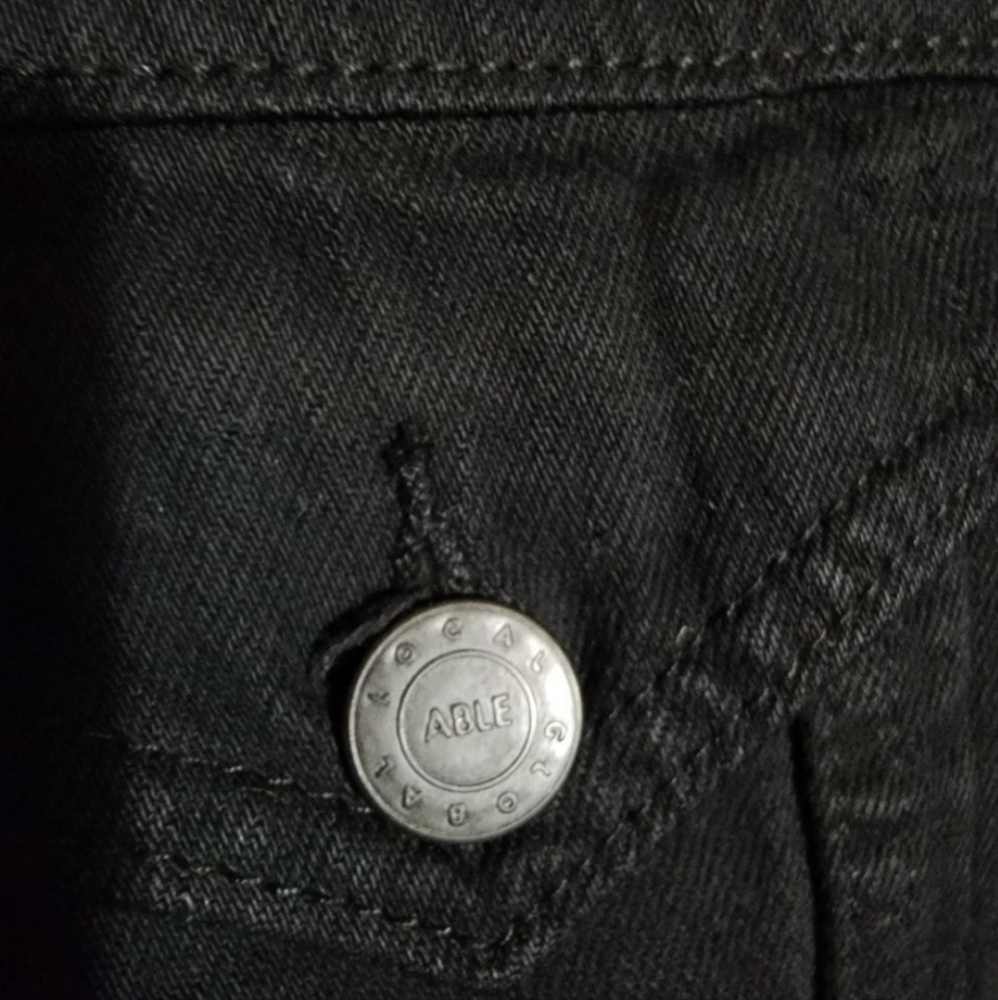 Able Black Jean Jacket - image 5